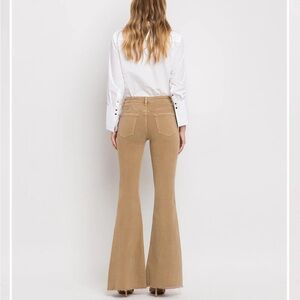 Classic Tan Flare Jeans
